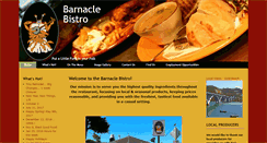 Desktop Screenshot of barnaclebistro.com